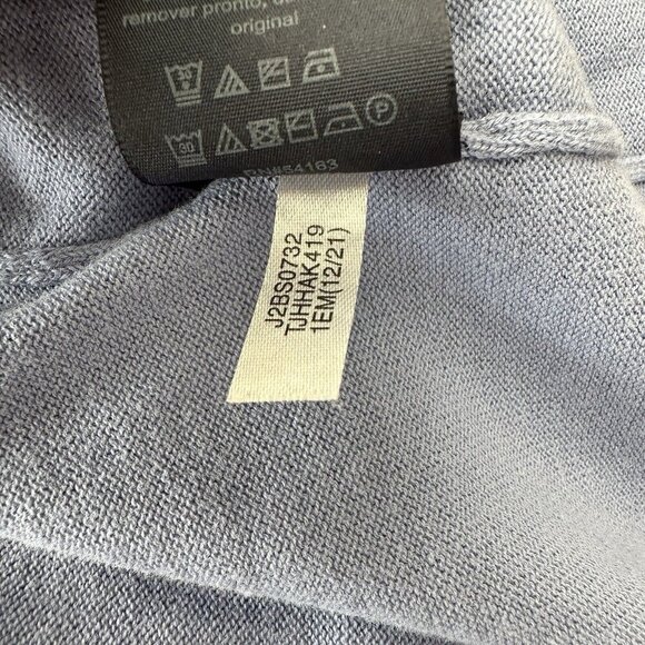 Tommy Hilfiger Womens Lightweight Pullover Sweater Medium Blue Round Hem - Picture 9 of 9